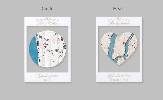 Cuadro Mapa streets personalizado