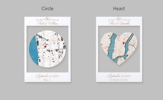 Cuadro Mapa streets personalizado